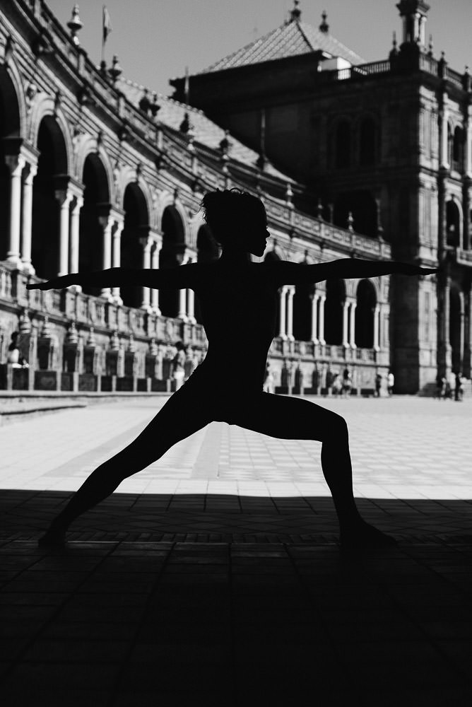 Retrato de Elena Gallego Profesora de Yoga en Sevilla