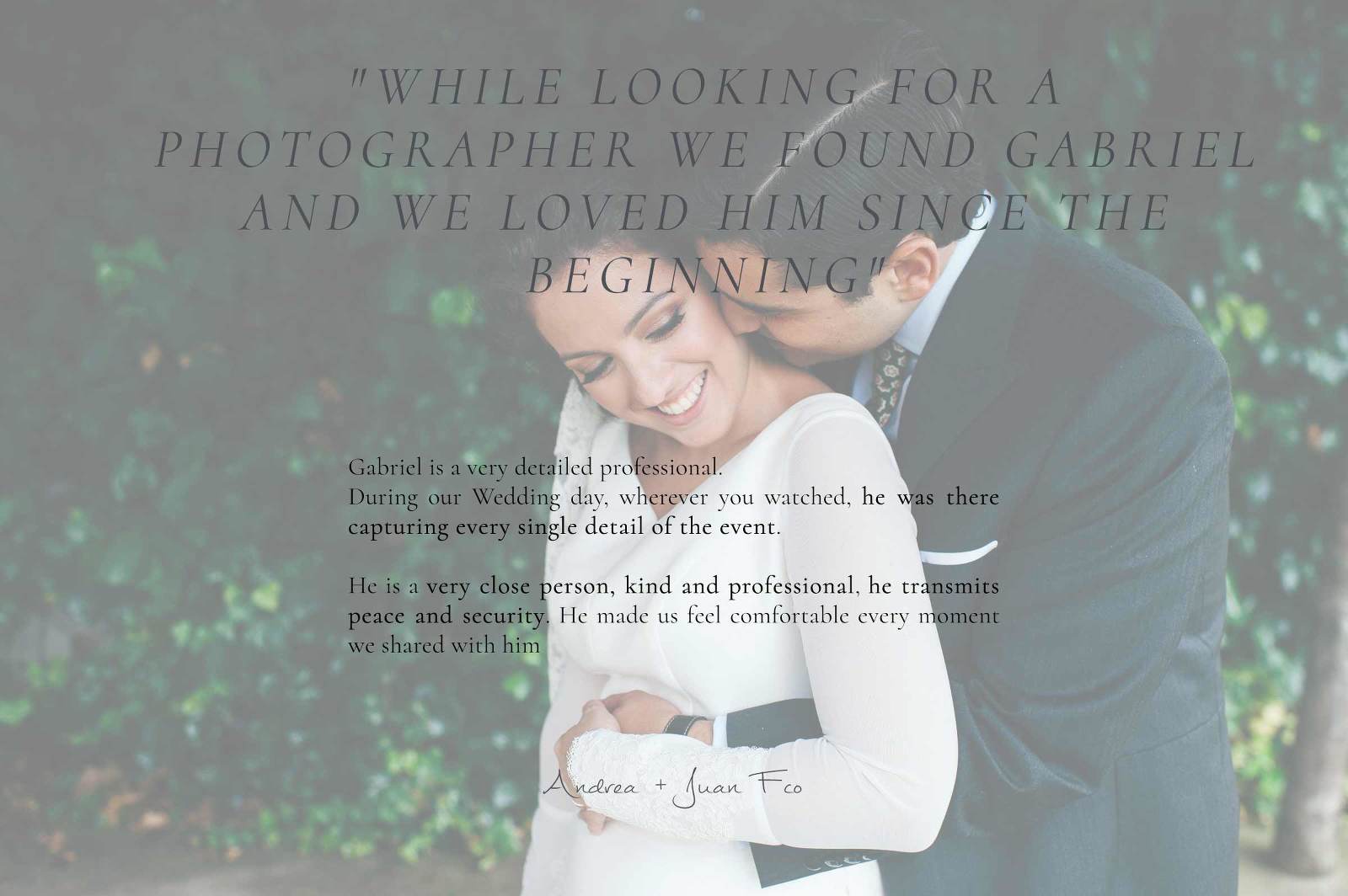 Reviews Gabriel navas