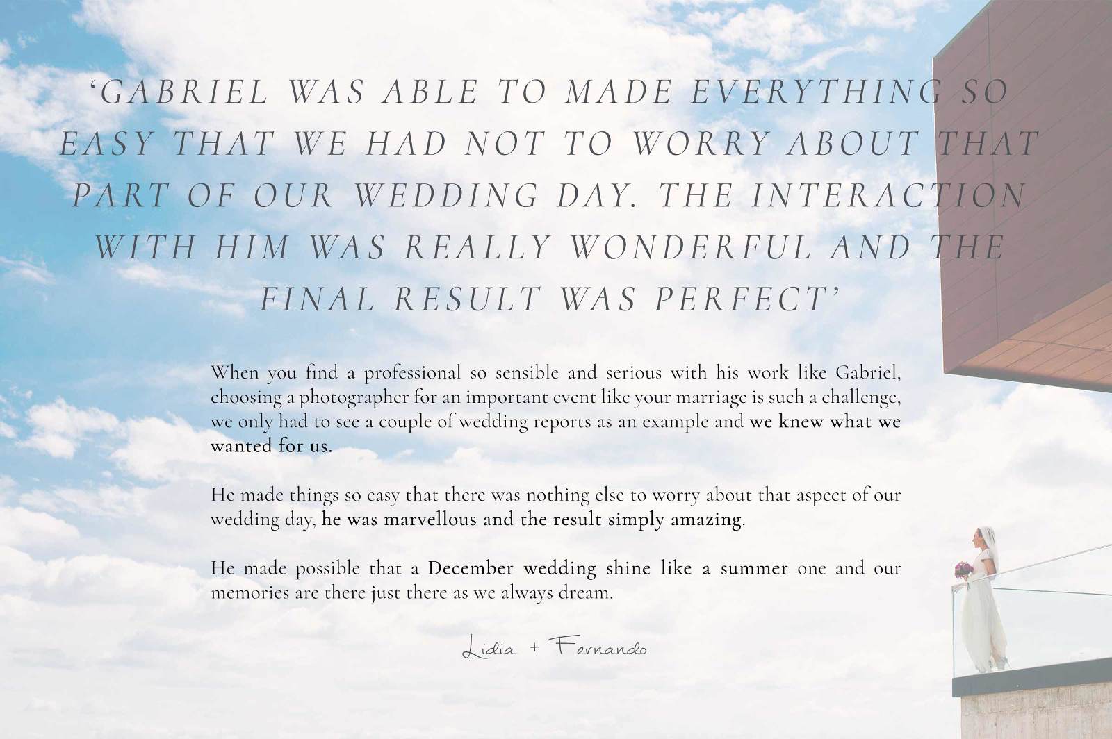 Reviews Gabriel navas