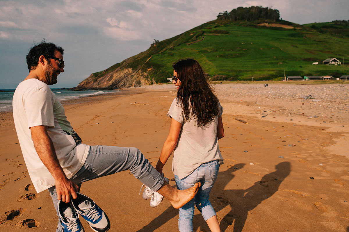 Preboda en la playa de Vega