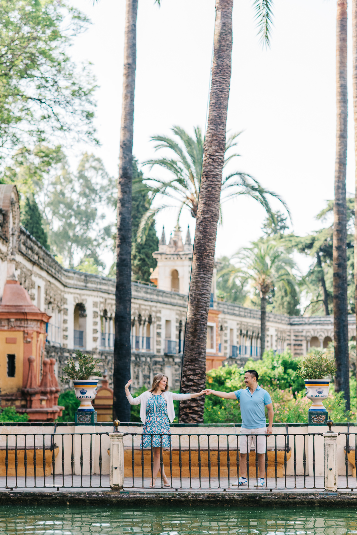 Photo shoot in Royal Alcazar