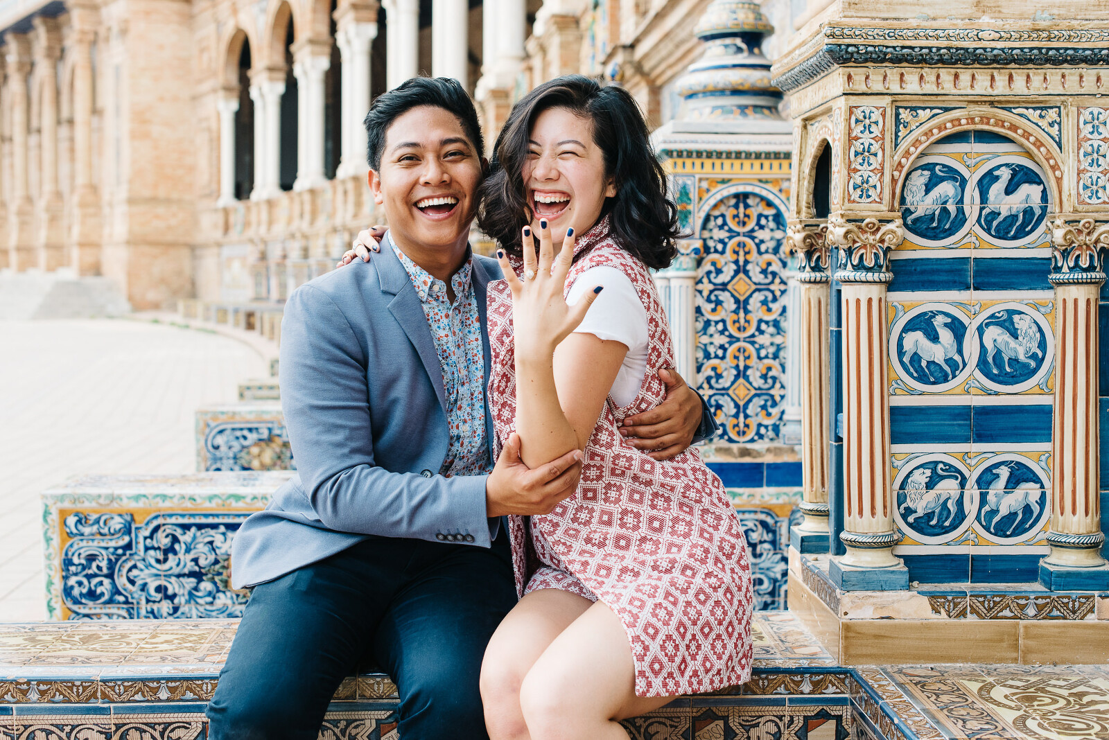 Surprise proposal Seville