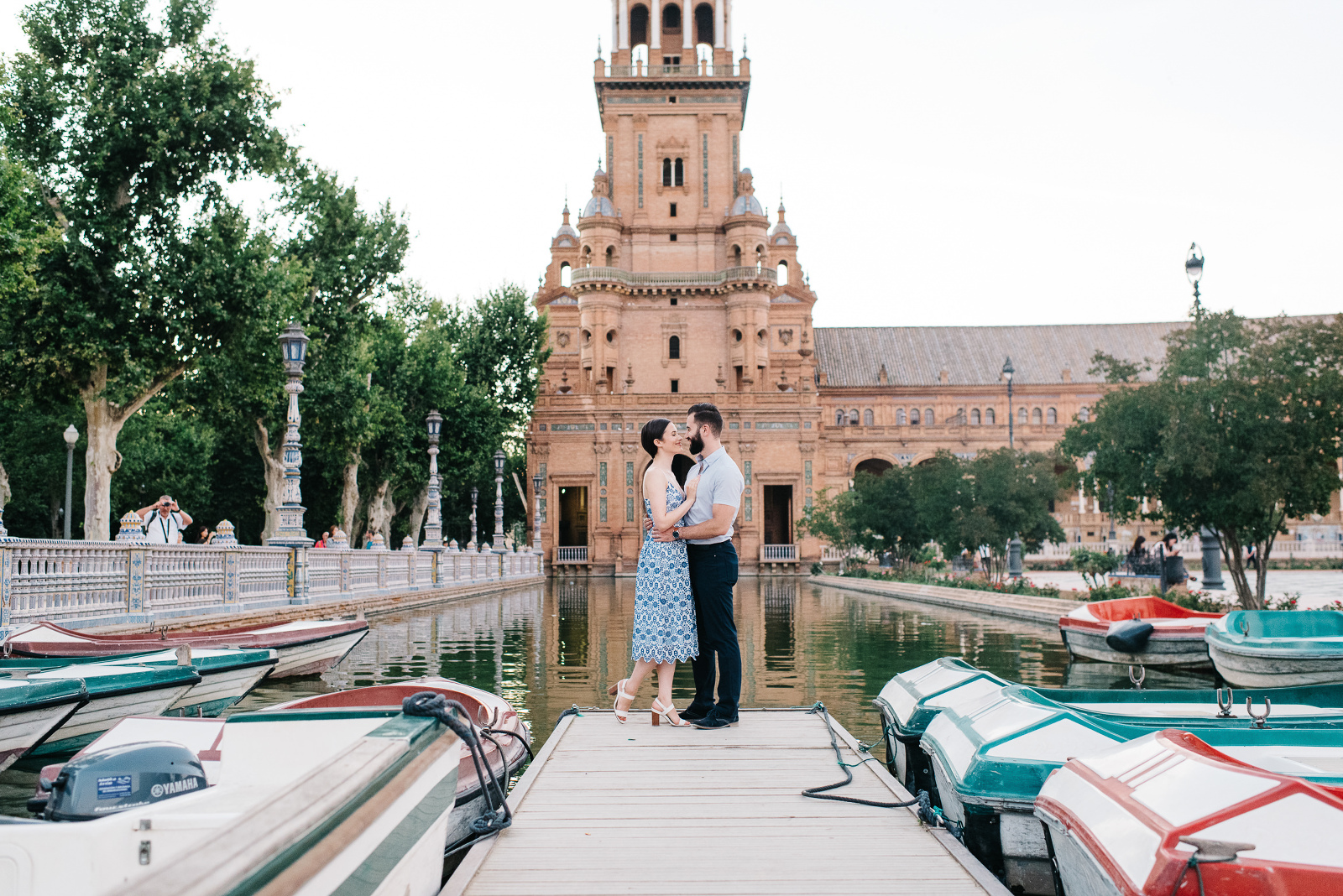 Photographer in Plaza de Espana