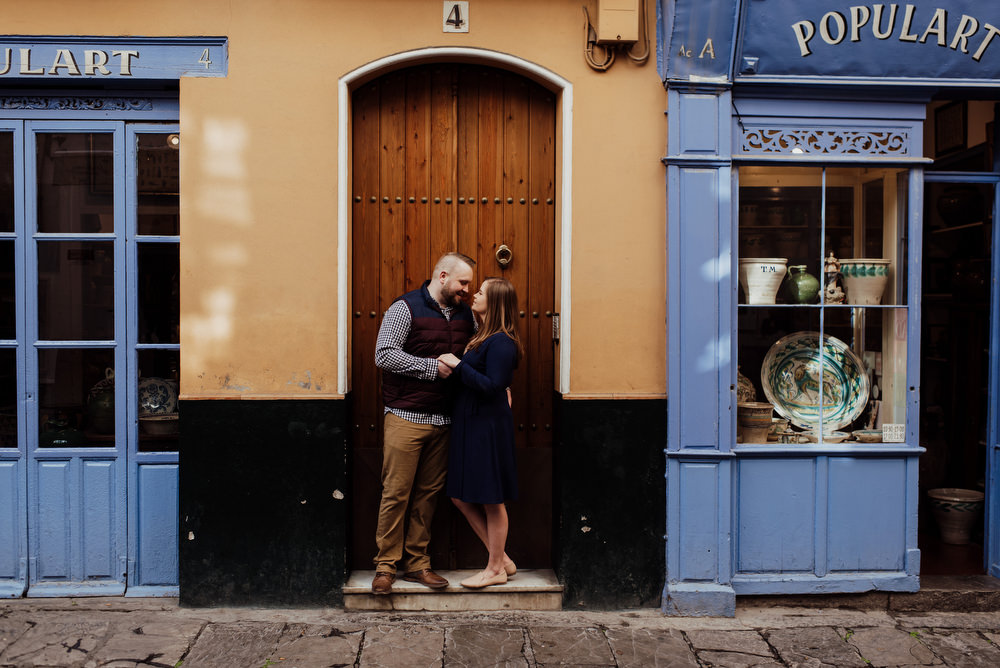Photo shoot in Santa Cruz in Seville