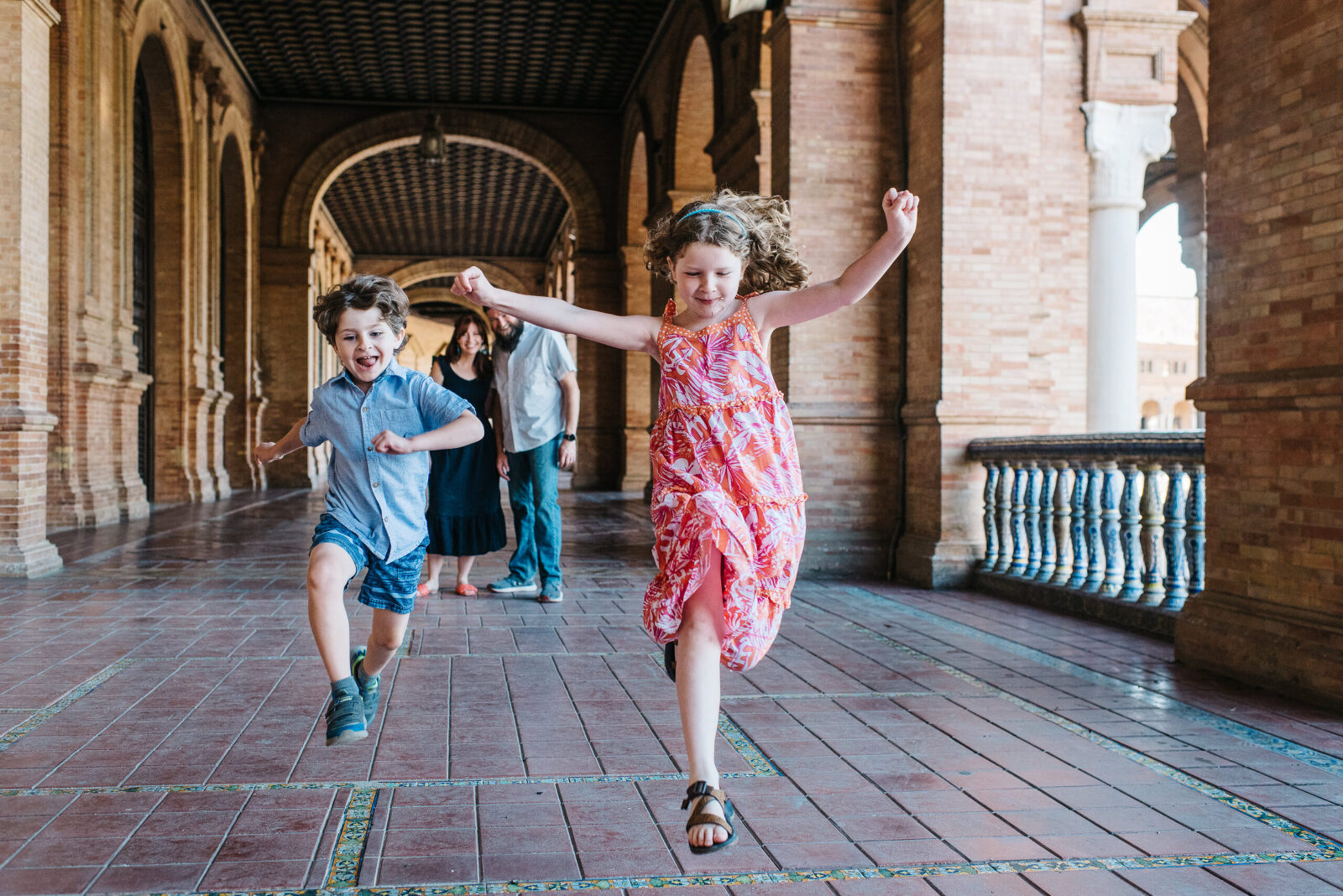 Seville family photo shoot in Seville
