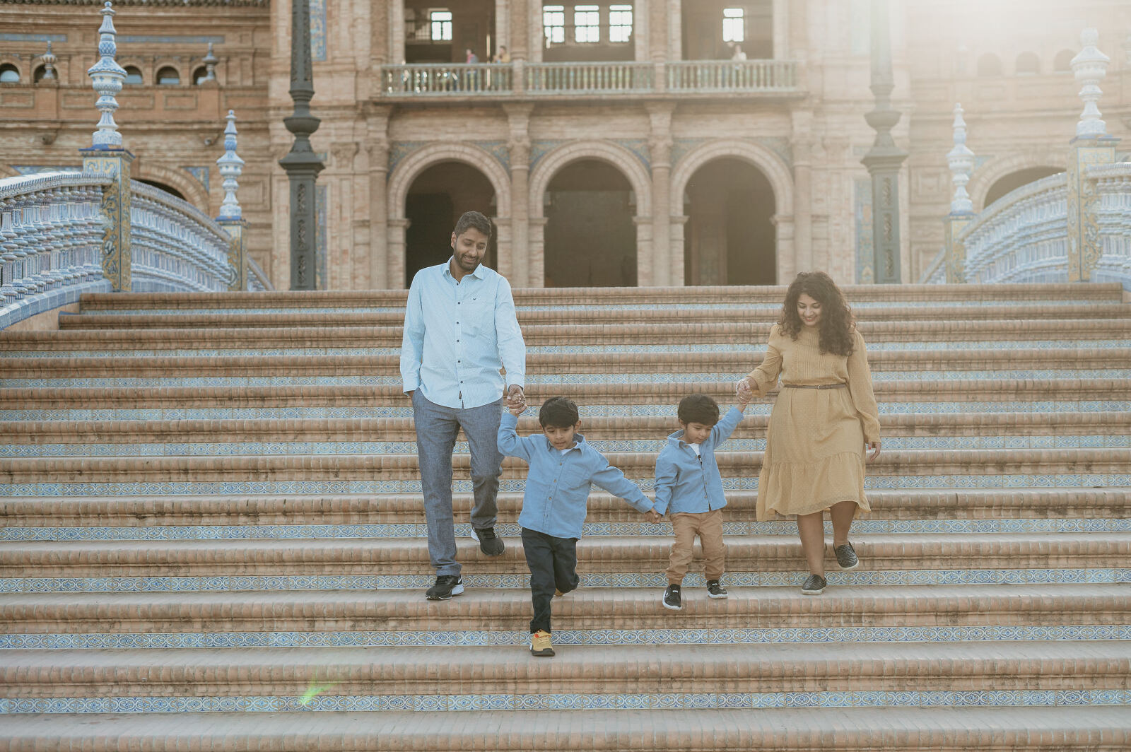 Shilpa in Plaza de españa Seville