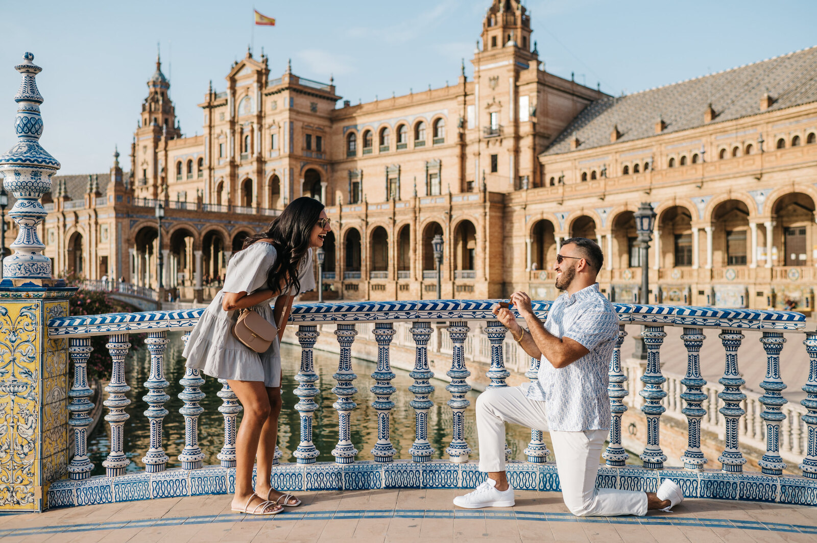 Surprise proposal in Seville