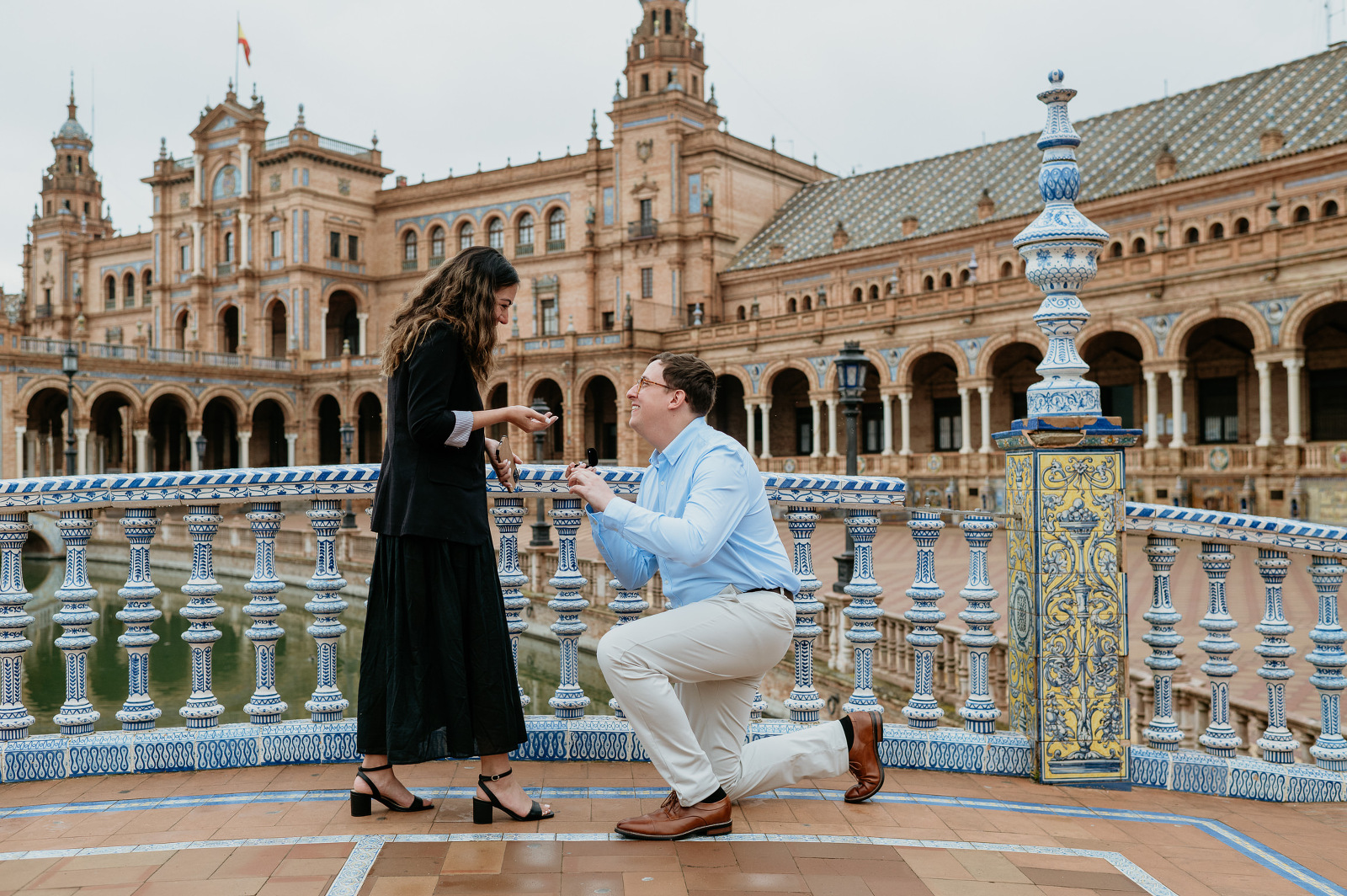 Proposal at Plaza de España