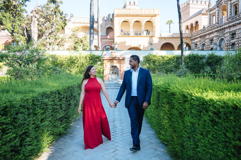 Seville photographer at Royal Alcazar