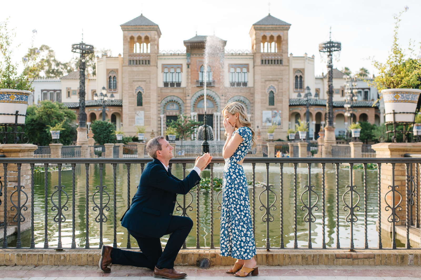 Surprise proposal in Seville