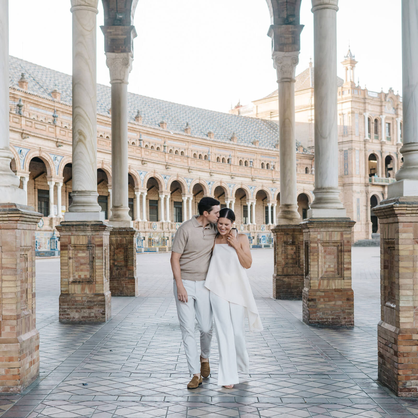 Seville photographer and Photoshoot at Plaza de España