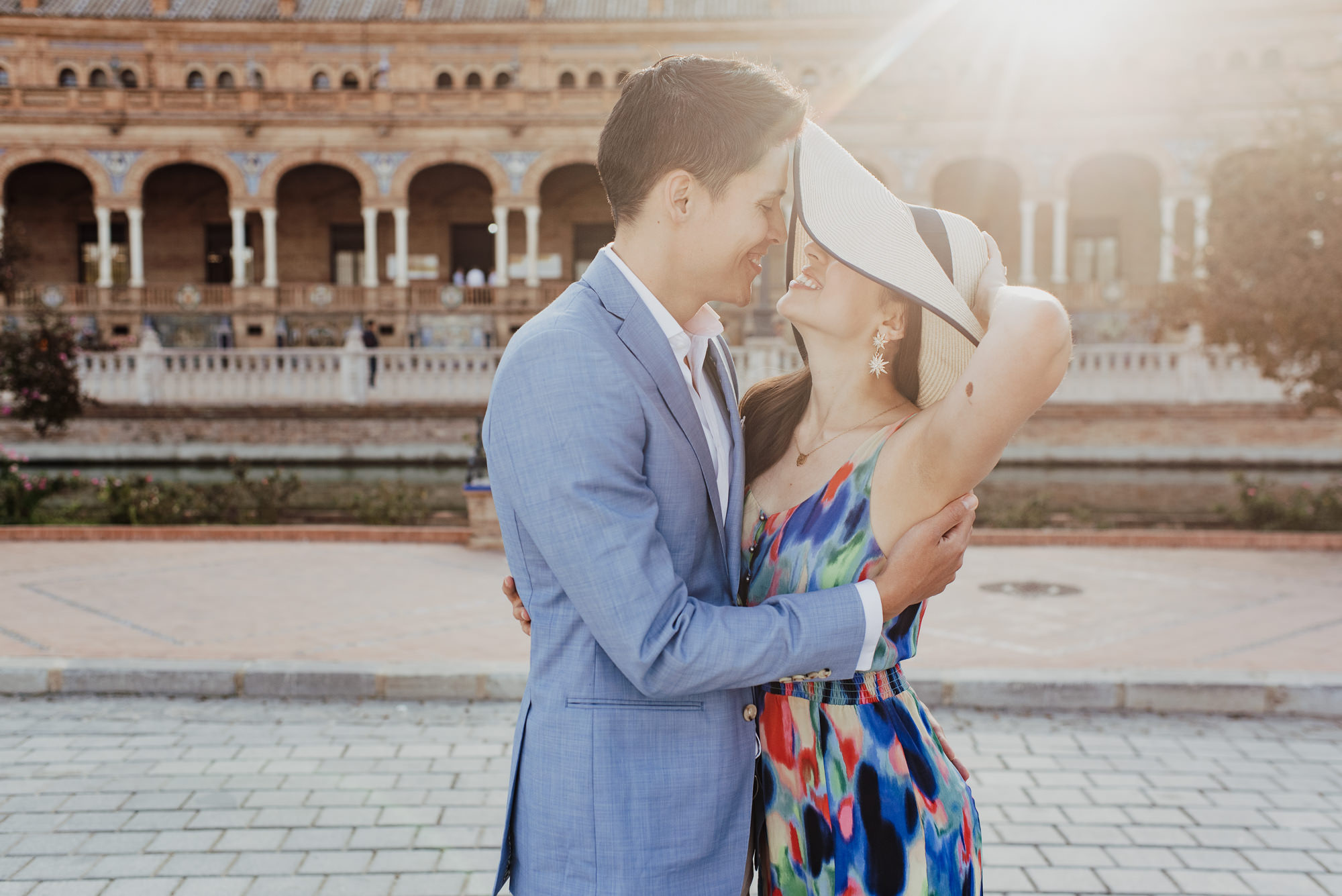 Photo session at Plaza de España